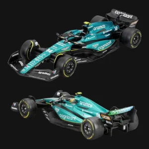Miniatura Formula 1 Bburago Aston Martin Aramco